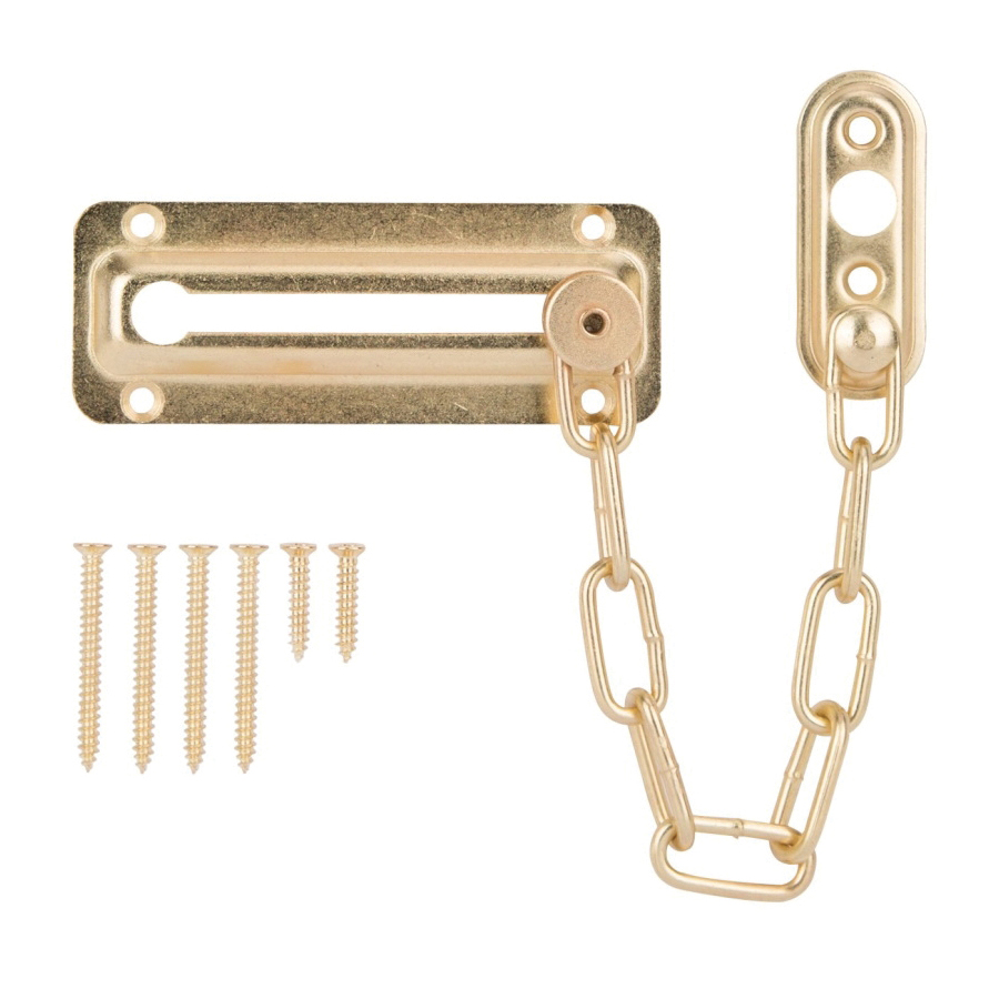 Door Guard Chain Polished Brass