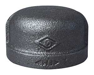 Black 1-1/4" Cap