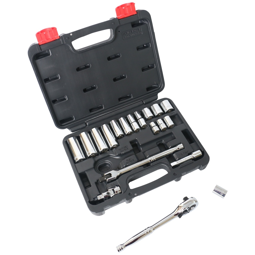 SOCKET SET SAE 20PC 3/8DRIVE