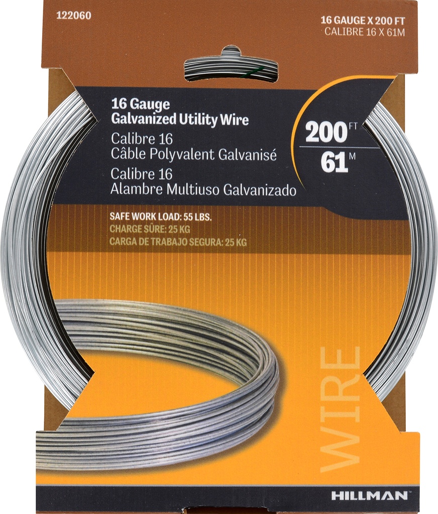 Galvanized Utility Wire 16g. 