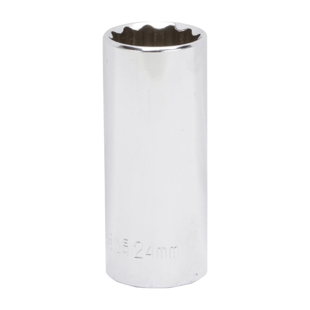 DEEP SOCKET 24MM 1/2DRIVE 12PT