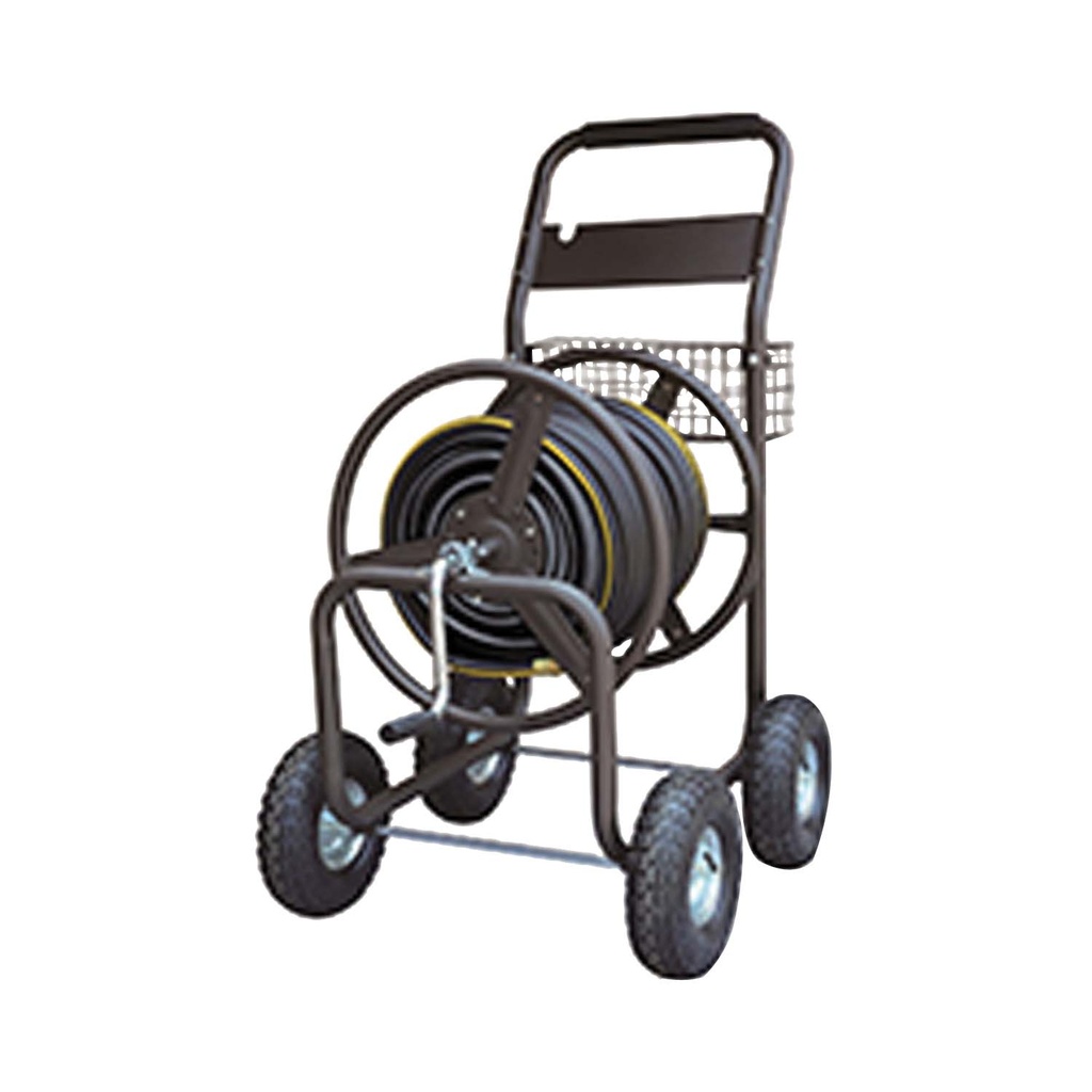 Garden Hose Reel Cart 400ft Capacity 4-Wheel