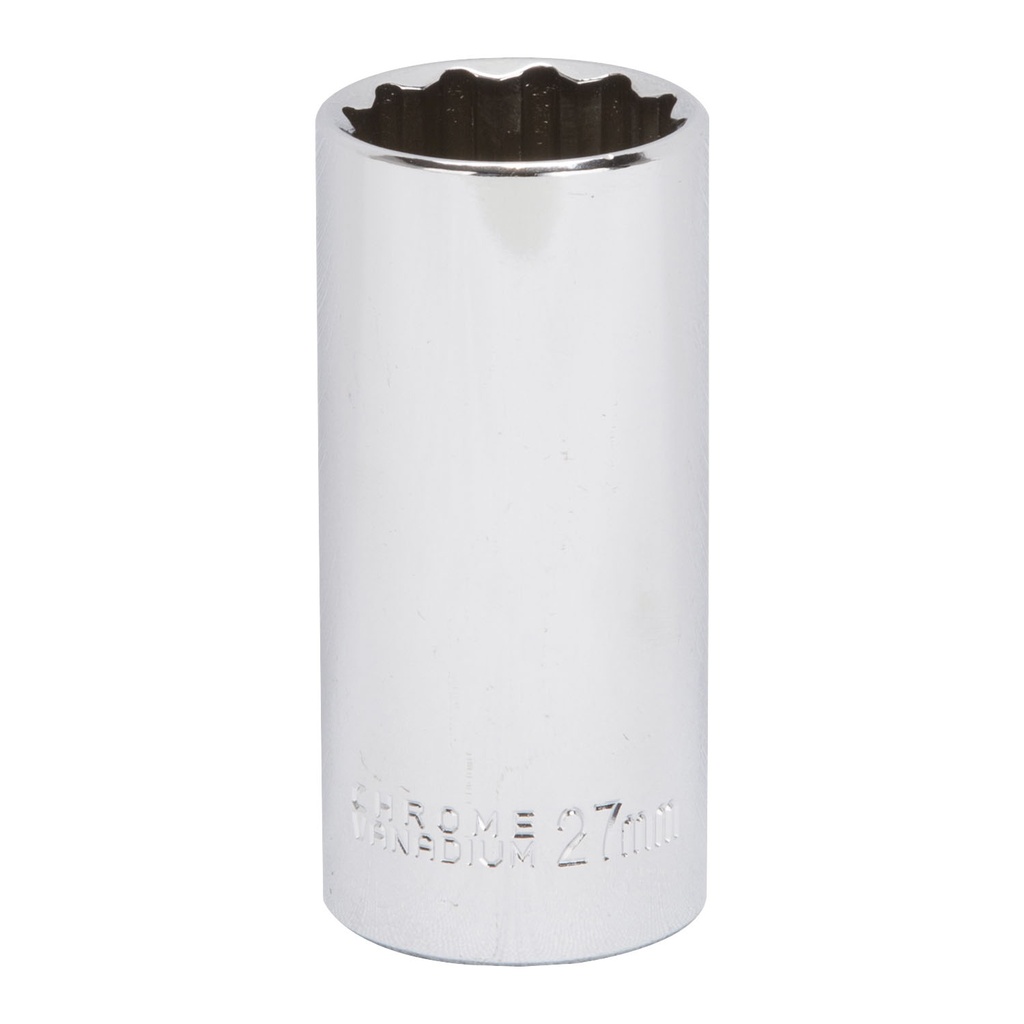 DEEP SOCKET 27MM 1/2DRIVE 12PT