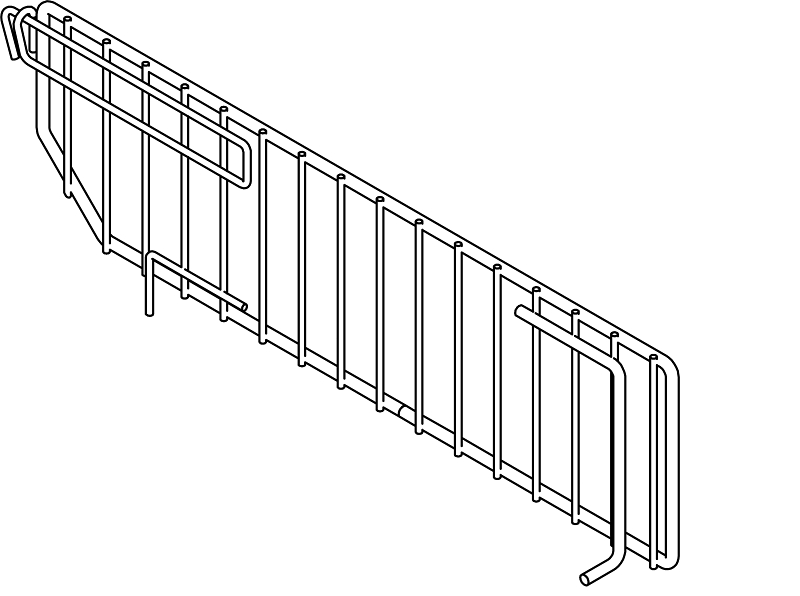 MD-317-1 DIVIDER WIRE CHRM 17