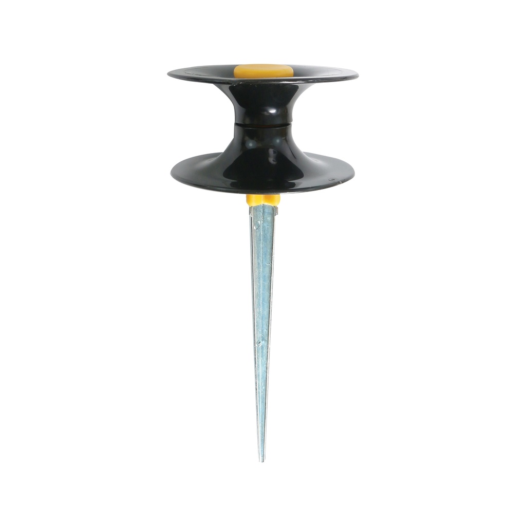 Hose Guide w/Metal Spike 9" Black/Yellow