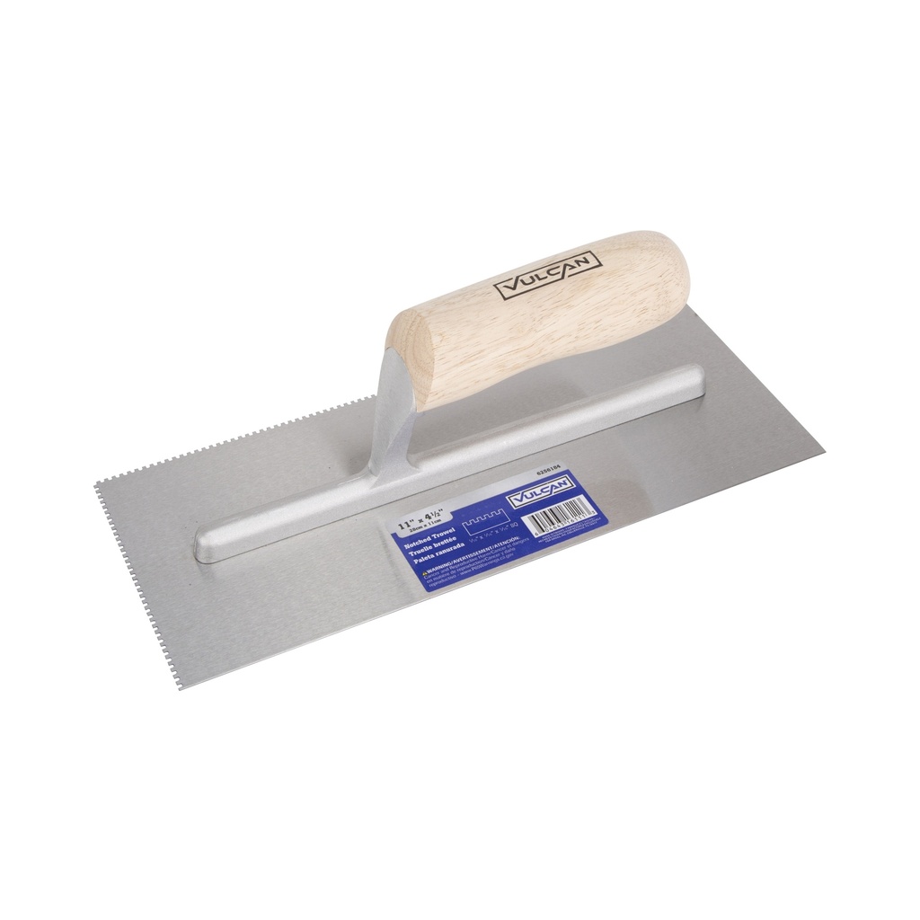 1/16"NOTCH TROWEL 4-1/2X11IN