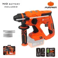 BARE 20V BL  4 FUNCTION ROTARY HAMMER W/BMC S5 1"