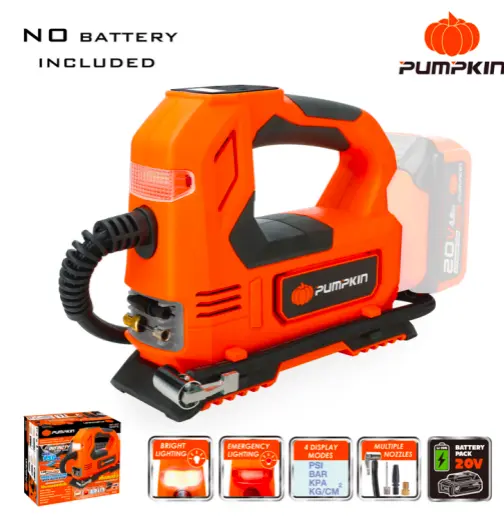BARE 20V CORDLESS TIRE INFLATOR W/BOX S4 150psi 