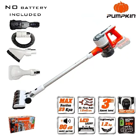 20V BARE BL 2 SPEED STICK VACUUM CLEANER W/BOX 23Kpa 