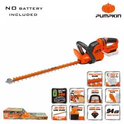 BARE 20V CORDLESS STRAIGHT BLADE HEDGE TRIMMER W/BOX 20" 