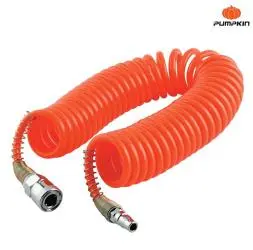 SPRING COILED PU HOSE 12m 