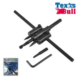ADJUSTABLE CIRCLE HOLE SAW SET 30-200mm