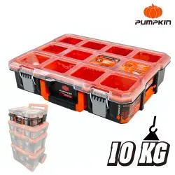 M SIZE STACKING TOOL BOX TOUGH SYSTEM WITH DIVIDE CUPS 44x35x11cm