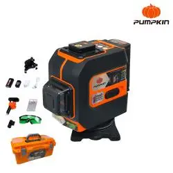 GREEN 12 LINE LASER LEVEL 515nm 3*360