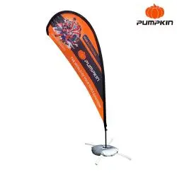 P SHAPE ADVERTISING FLAG 2.8m
