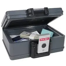 Safe Fire Chest 30 Minute Single Latch Push Button & Key Lock .17 CU'