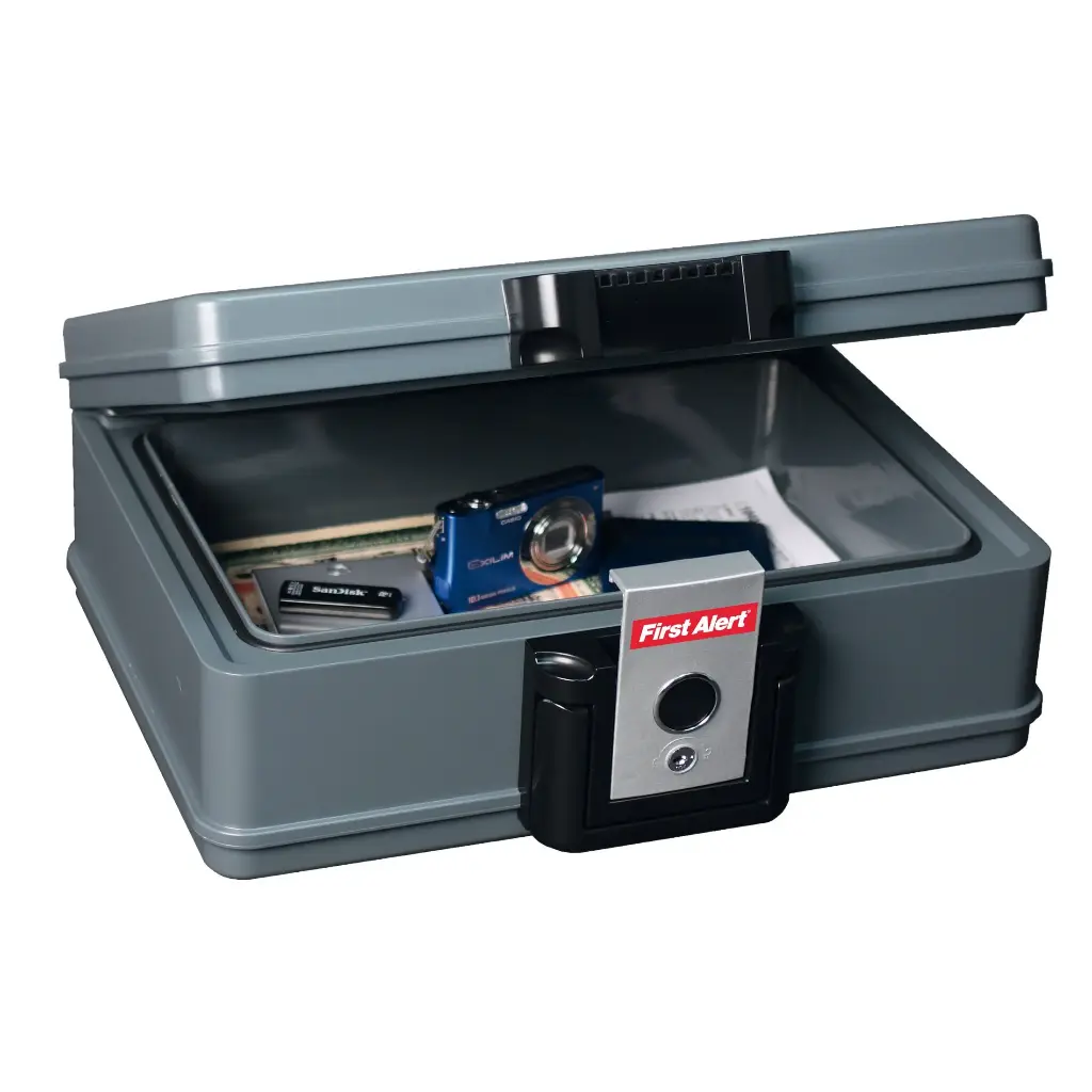 Safe Fire Chest Waterproof URL 30 Minute Push Button & Key .19 CU' 