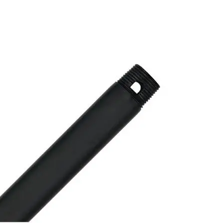 Downrod 3/4"x72" Black Single Thread  