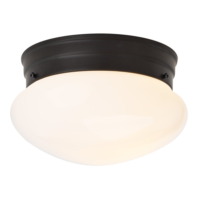 Ceiling Fixture Matte Black Flush Mount 7-1/4"