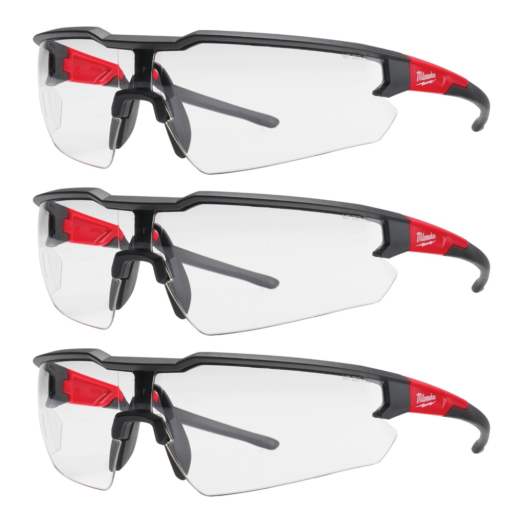 Safety Glasses 3PK Clear Anti-Scratch Lense