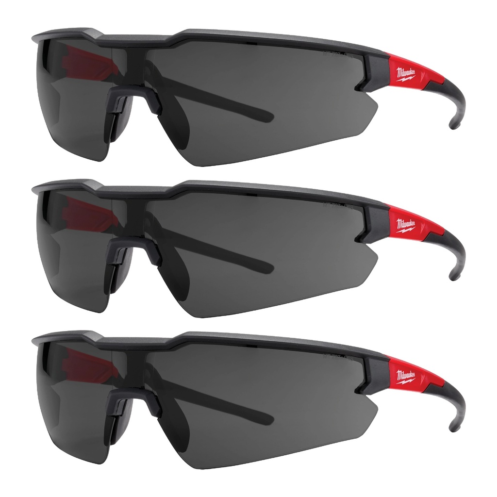 Safety Glasses 3PK Tinted Anti-Scratch Lense