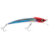 Yo-Zuri Crystal Minnow 5-1/4" Red Head Floating