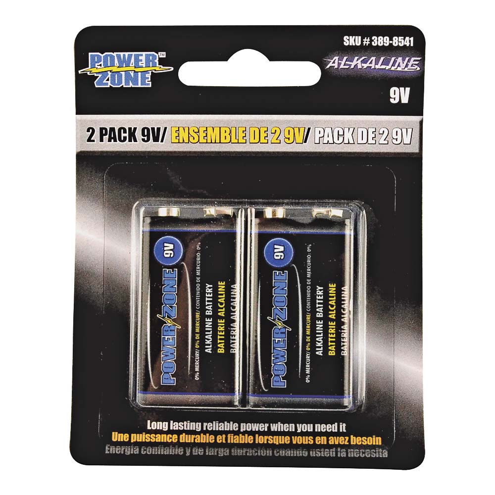 Alkaline Battery 9V 2pk