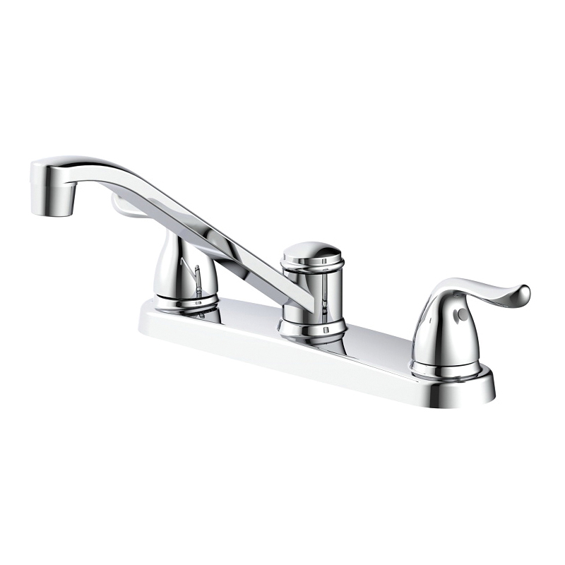 Kitchen Faucet 2 Handle Chrome