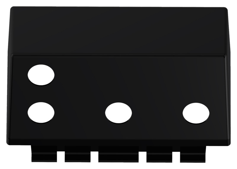 POD DISPLAY 4-HOLE BLACK