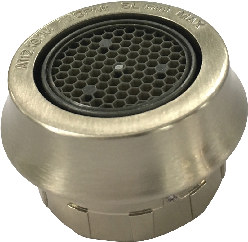 Faucet Aerator Female Brushed Nickel 1.2gpm
