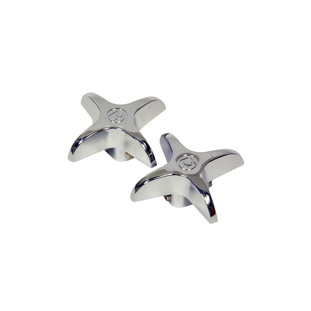 HANDLE FAUCET CROSS-ARM CHROME