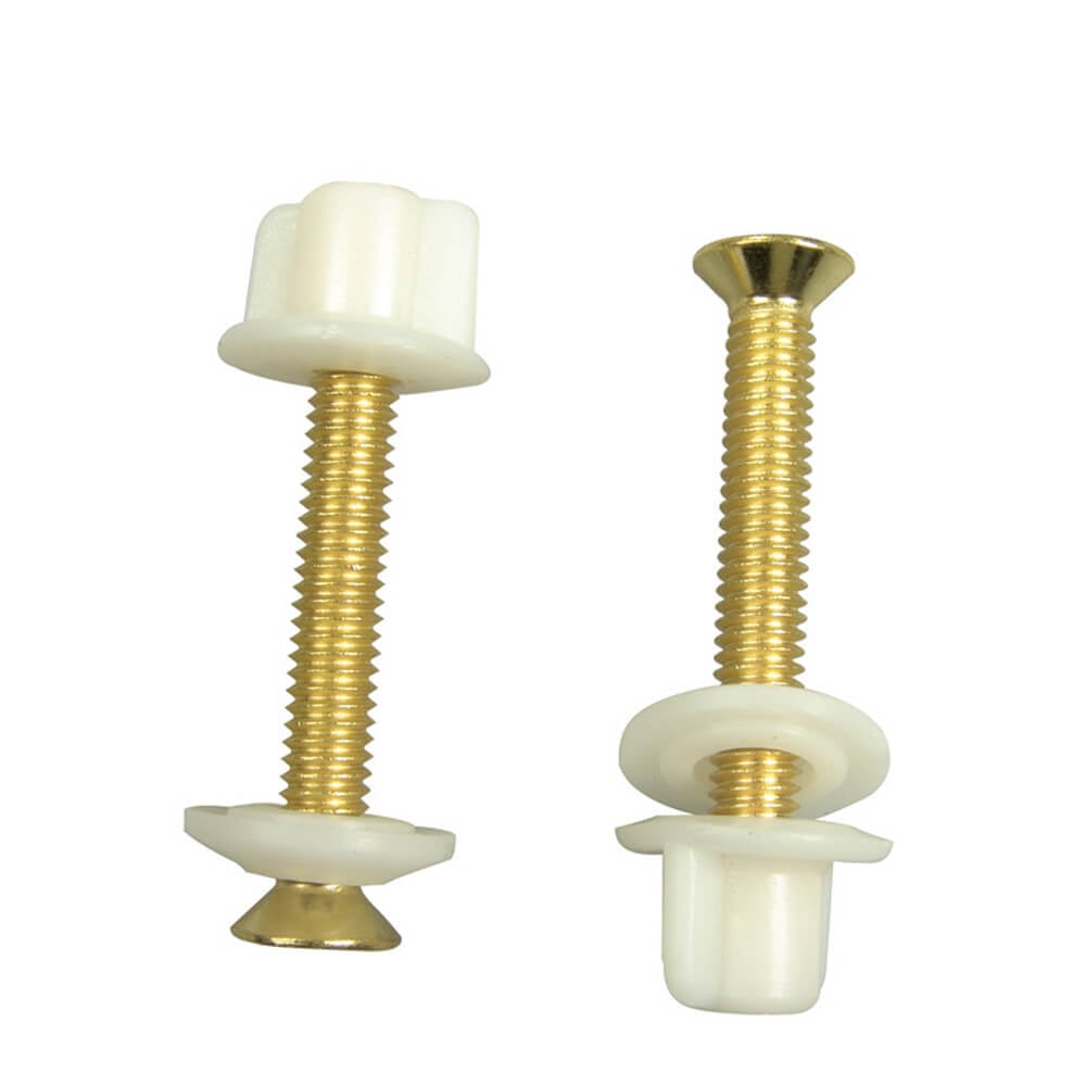 TOILET SEAT BRASS BOLTS