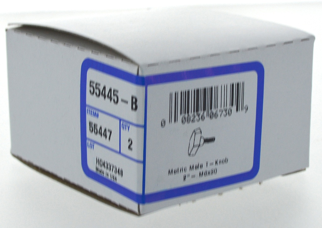 55445-B T-KNOB MALE 2"