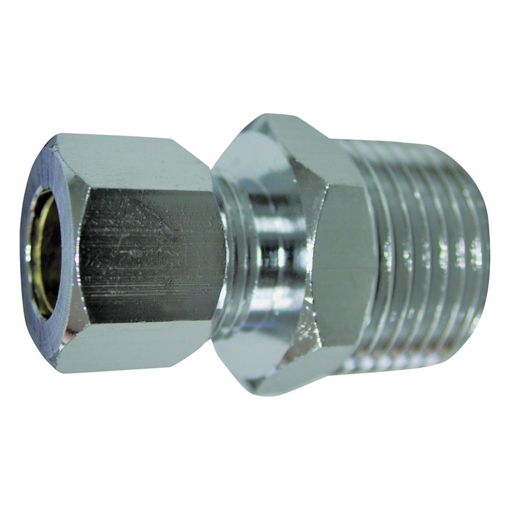 Supply Line Connector 1/2" MPT x 3/8" Comp