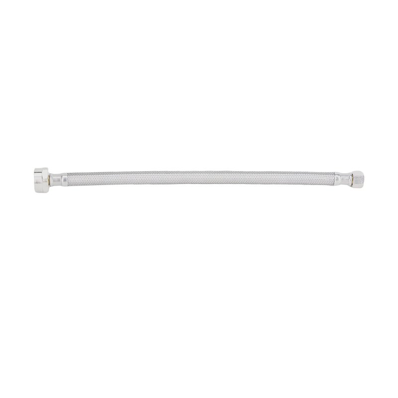 Toilet Supply Line 9" Stainless Steel 3/8" Comp x 7/8"