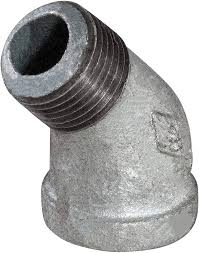 Galvanized 1/4" Street Elbow 45 Degree