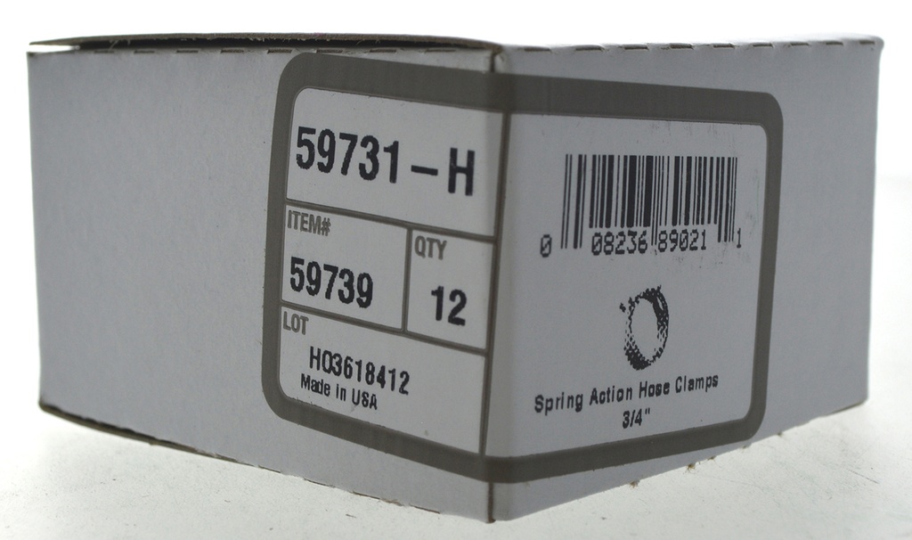 59731-H 3/4 SPR CLAMP