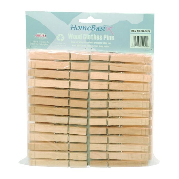 CLOTHESPINS WD BAG 84MM 50PC
