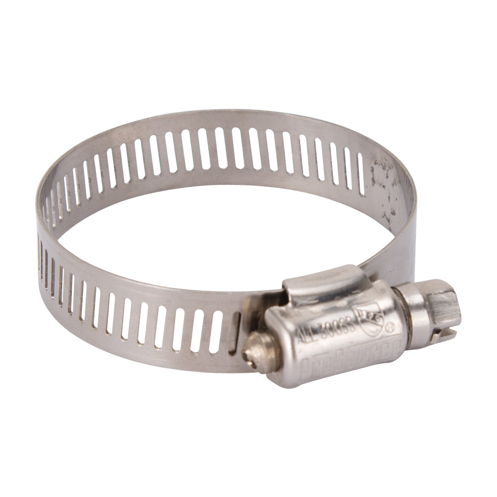 Hose Clamp #24 Stainless Steel Clamp & Screw 1-1/16"-2"