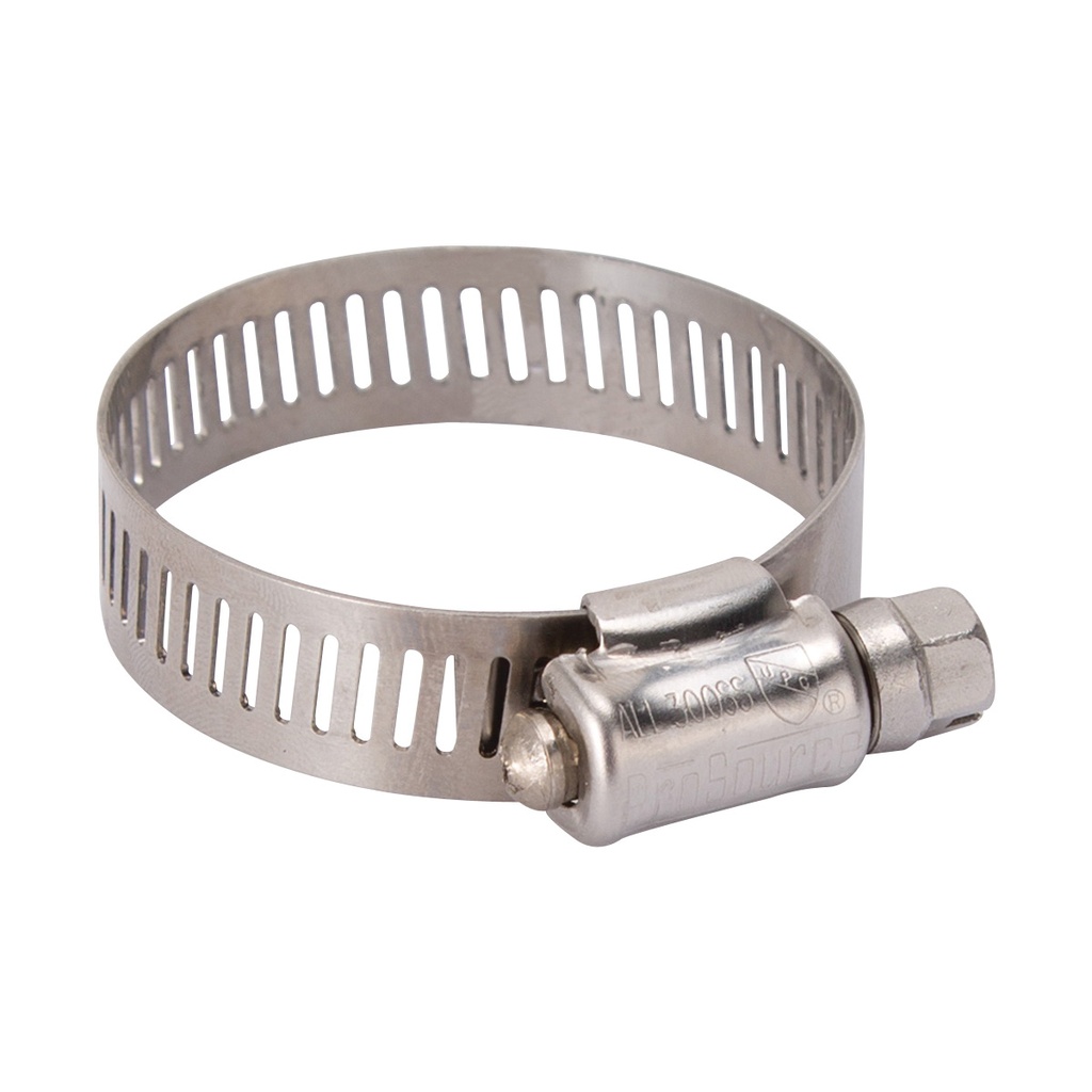 Hose Clamp #20 Stainless Steel Clamp & Screw 13/16"-1-3/4"