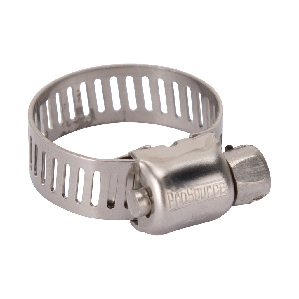 Hose Clamp #6 Stainless Steel Clamp & Screw 1/2"-29/32"