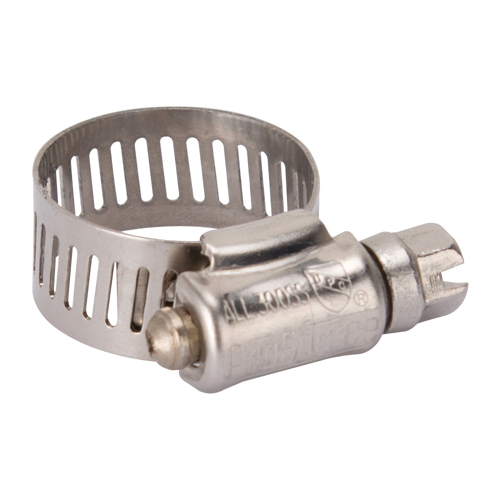 Hose Clamp #8 Stainless Steel Clamp & Screw 7/16"-1"