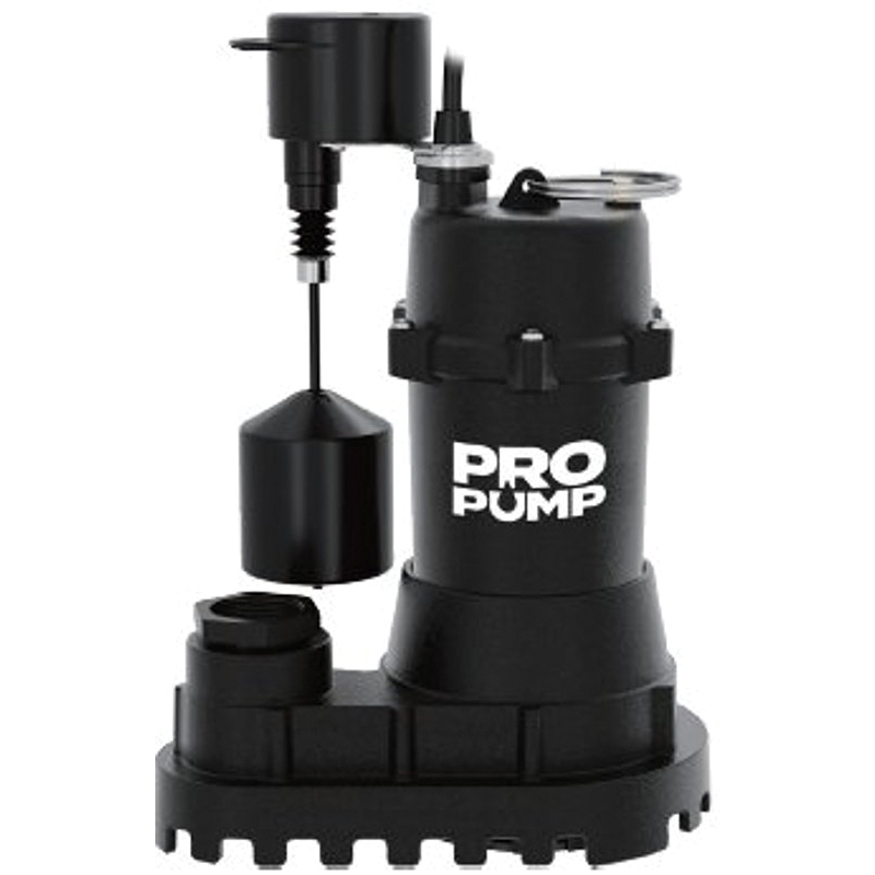 Sump Pump Vertical 1/2HP Cast Iron