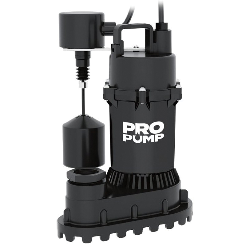 Sump Pump Vertical 1/3HP Plastic