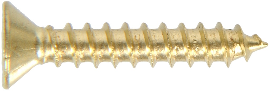 Screw #9x1 Brass