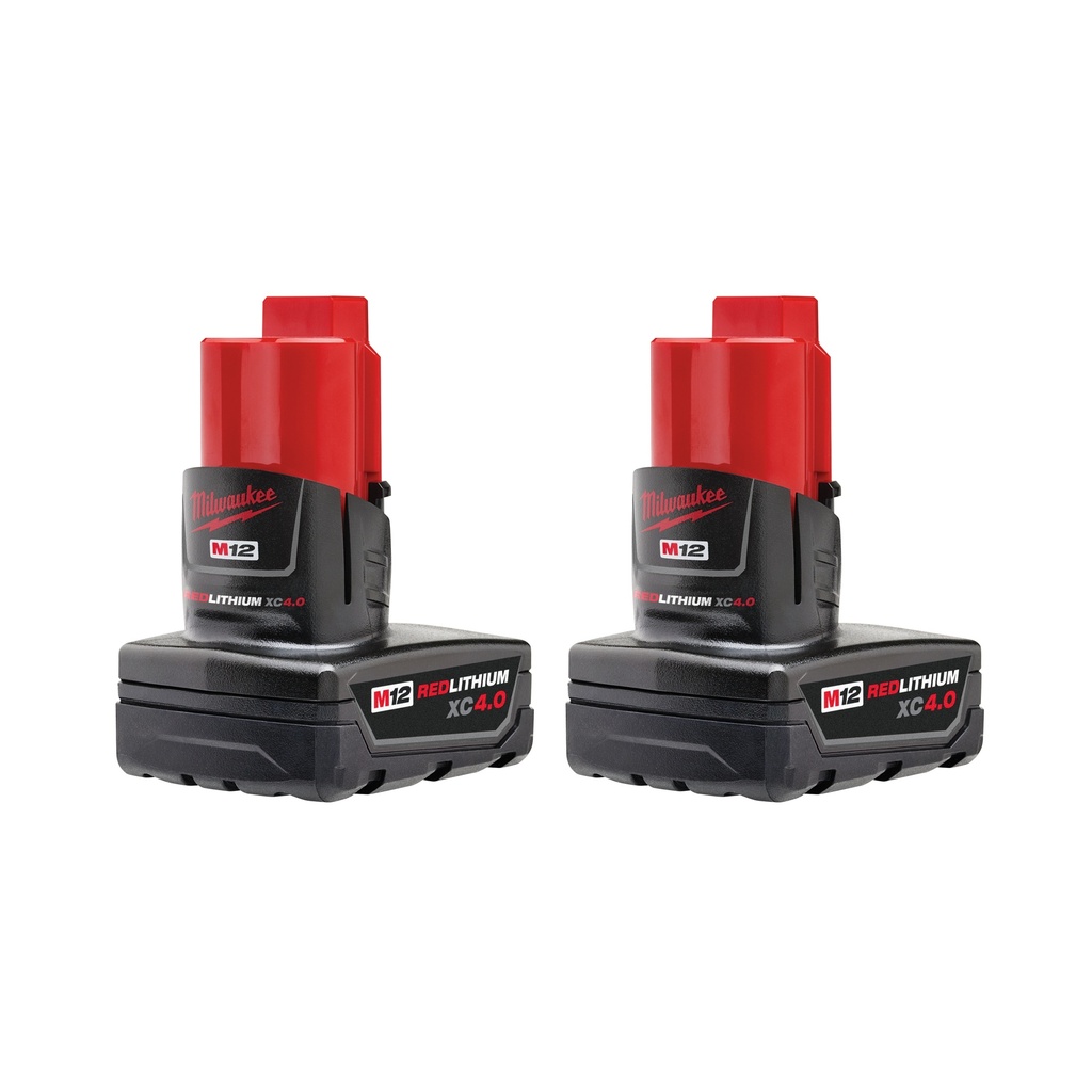 M12 REDLITHIUM XC4.0 Battery Two Pack