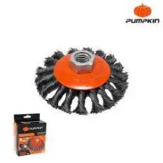 5/8-11 BASIN-SHAPED TWISTED WIRE BRUSH 4“