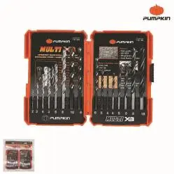 16PCS MULTI-DRILL BITS SET FOR METAL/MANSORY/WOOD 
