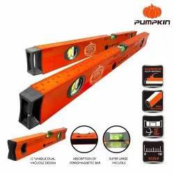 BIG VIAL MAGNETIC BOX SPIRIT LEVEL 48"