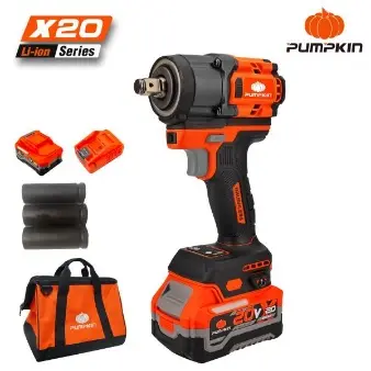 600NM 20V BL CORDLESS IMPACT WRENCH W/TOOL BAG X20 1/2"(12.7mm)